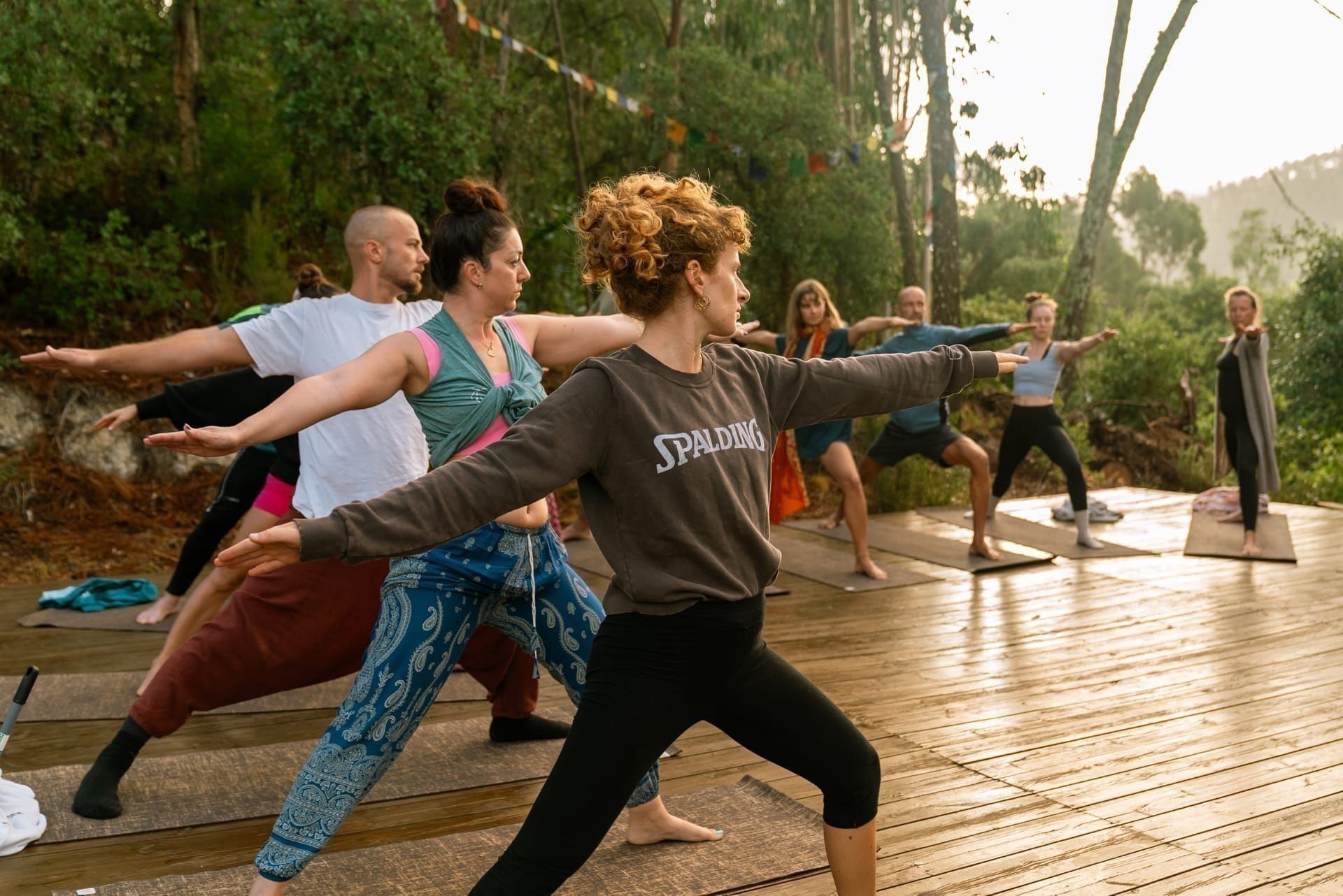 Portugal retreat — outdoor training space at The Shanti Space
