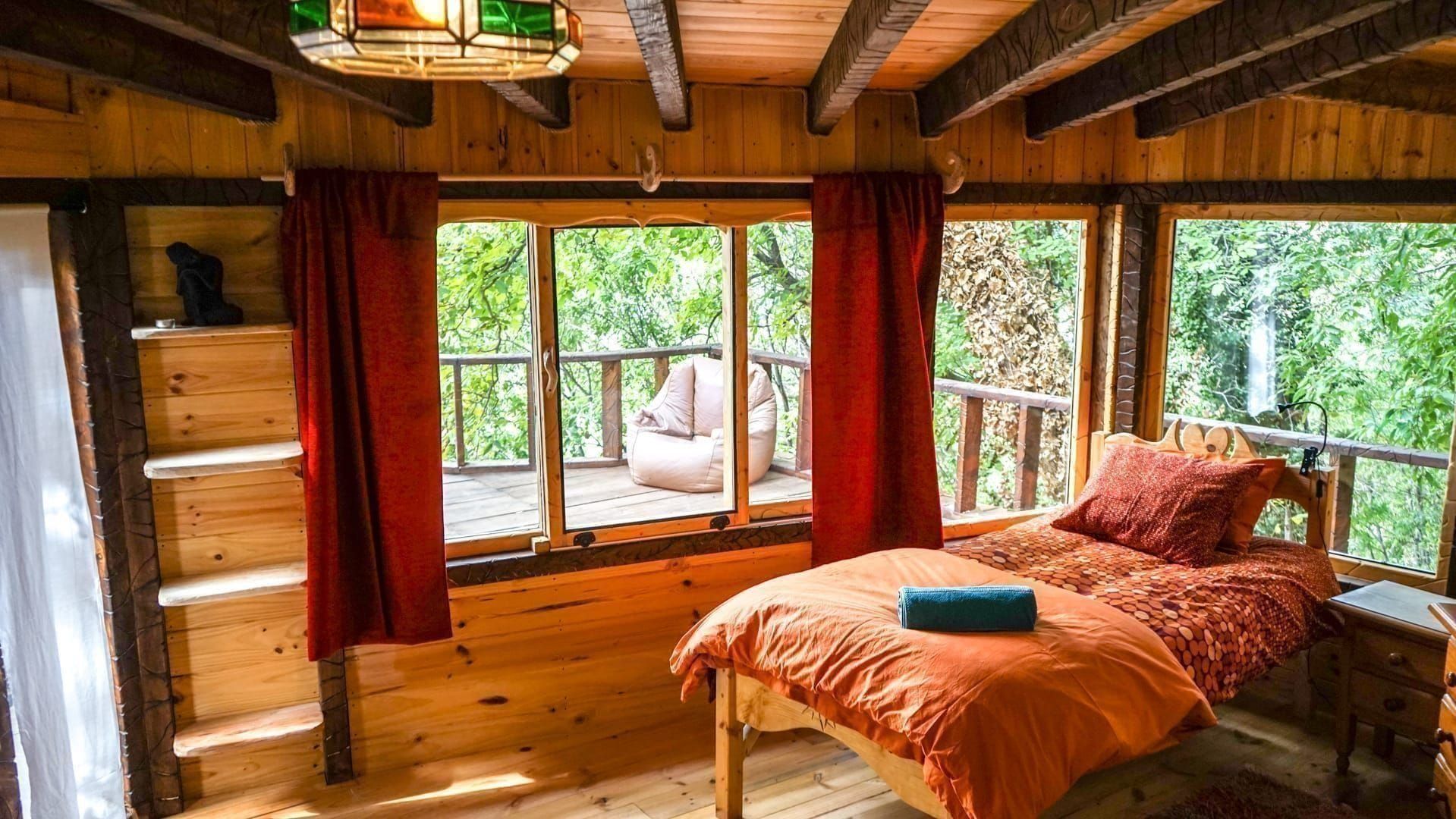 Hidden Paradise retreat center — view from above, Alpujarra mountains